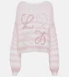Loewe Anagram Wool-blend Sweater In White