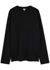 Loewe Anagram Wool-blend Sweatshirt In Black
