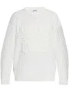 Loewe Anagram Wool Sweater In White