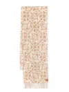 Loewe Anagram Scarf In Beige