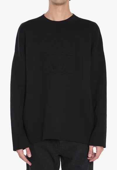LOEWE ANAGRAM WOOL SWEATER