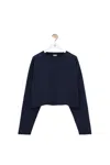 Loewe Anagram Wool Sweater In Black