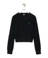 Loewe Anagram Wool Sweater In Black