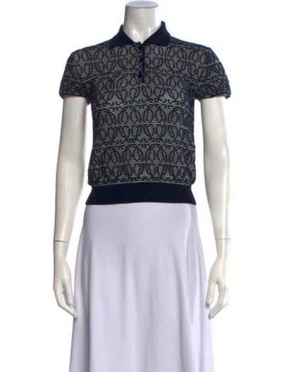 Pre-owned Loewe Anagram Wool Sweater In Black
