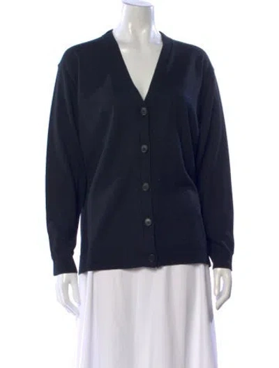 Pre-owned Loewe Anagram Wool Sweater In Blue