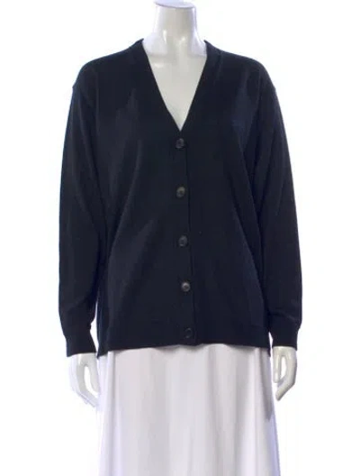 Pre-owned Loewe Anagram Wool Sweater In Blue