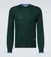 Loewe Anagram Wool Sweater In Green