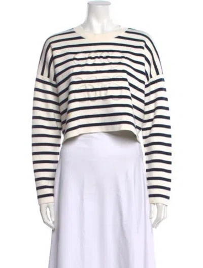 Pre-owned Loewe Anagram Wool Sweater In Neutral