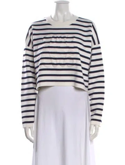 Pre-owned Loewe Anagram Wool Sweater In Neutral