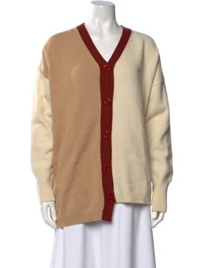 Pre-owned Loewe Anagram Wool Sweater In Neutrals