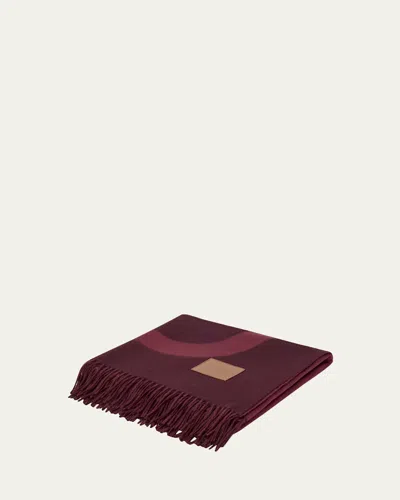 Loewe Anagram Wool/cashmere Blanket, 55" Square
