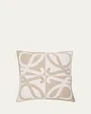 Loewe Anagram Wool/cashmere Cushion, 20" Square In Neutral