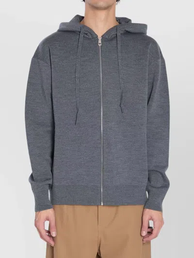 LOEWE ANAGRAM ZIP HOODIE FEATURING DRAWSTRING HOOD