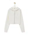 Loewe Anagram Zip-up Hoodie In Wool