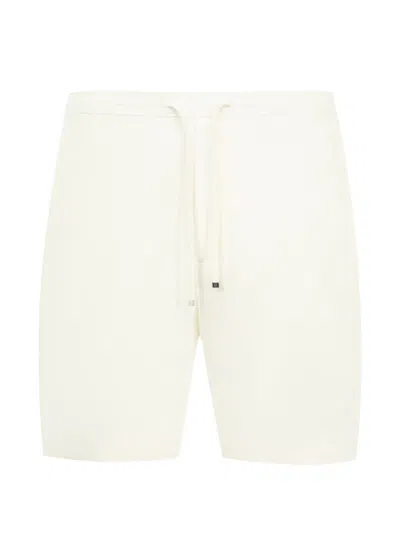 Loewe Anagram-embroidered Drawstring Shorts In White