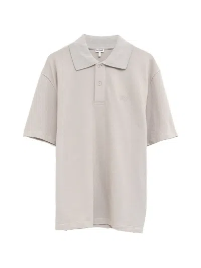 Loewe Anagram-embroidered Polo Shirt In Multi