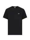 Loewe Mens Anagram-embroidered Cotton T-shirt Black In Black