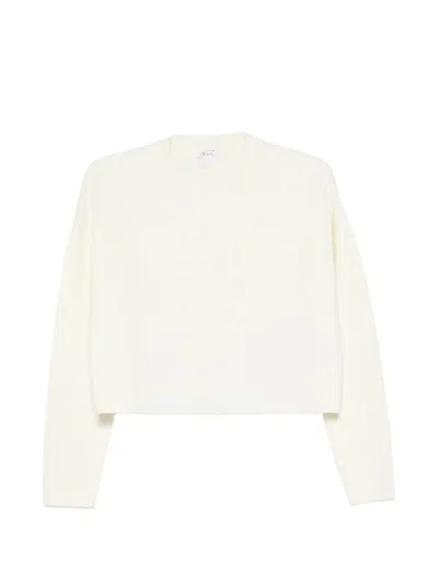 Loewe Anagram-motif Cropped Sweater In White