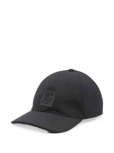 Loewe Anagram Logo-embroidered Baseball Cap In Blue