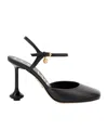 Loewe Ankle Strap High Heel Sandals In Black