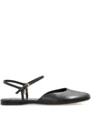 Loewe Toy Ankle Strap Ballerinas In Lambskin In Black