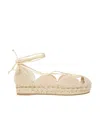 Loewe Ankle Strapped Solar Espadrilles In Nude