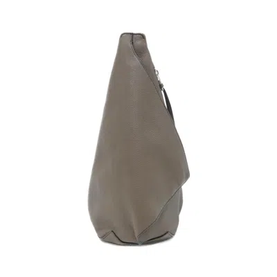 Pre-owned Loewe Anton Silver Leather Shoulder Bag ()