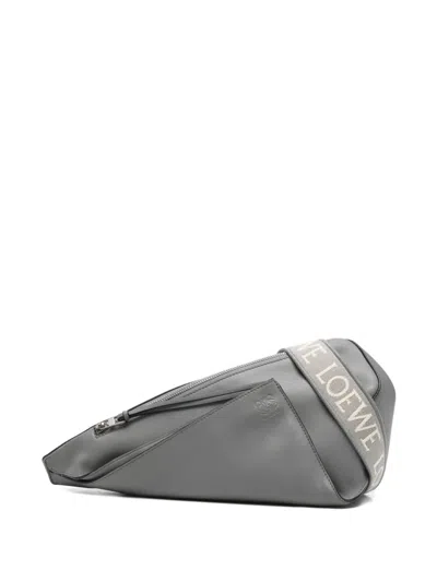 Loewe Anton Sling Cross Body Bag In Green