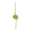 Loewe Apple Leather Charm In Green