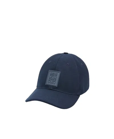 Loewe Classic Patch Cap For Men In Black