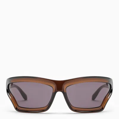 Loewe Arch Mask Brown Nylon Sunglasses