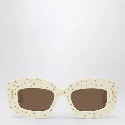 Loewe Arch Mask White Sunglasses