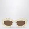 Loewe Arch Mask White Sunglasses In White