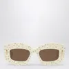 Loewe Arch Mask White Sunglasses In White