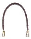 Loewe Arrow Short Leather Shoulder Strap In Brown