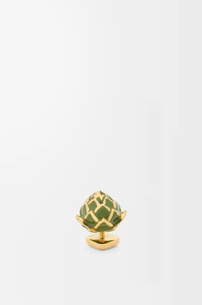Loewe Artichoke Pin For Woman In Green