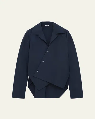LOEWE ASYMMETRIC BUTTON-FRONT SHIRT