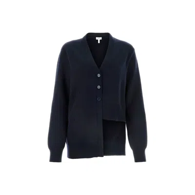 LOEWE ASYMMETRIC CASHMERE CARDIGAN
