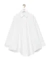 Loewe Asymmetric Long-sleeved Shirt In White