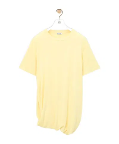 Loewe Asymmetric Silhouette Top In Yellow