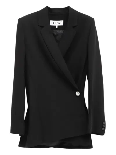 LOEWE ASYMMETRIC SINGLE-BUTTON BLAZER