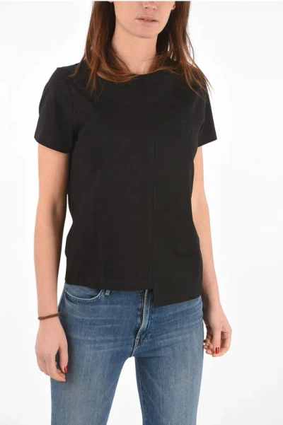 Loewe Asymmetric T-shirt In Black