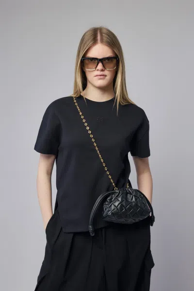 Loewe Asymmetric T-shirt In Black