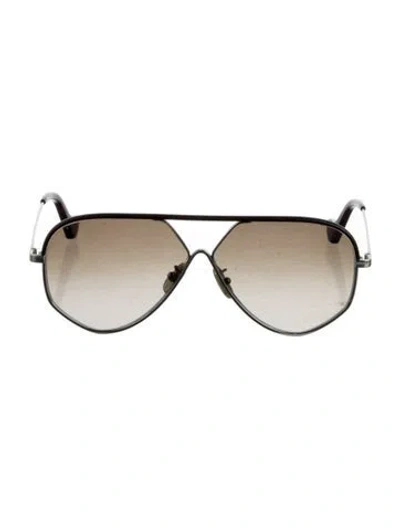 Pre-owned Loewe Aviator Gradient Sunglasses In Multi