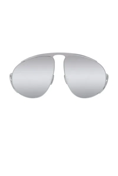 Loewe Aviator Sunglasses In Metallic