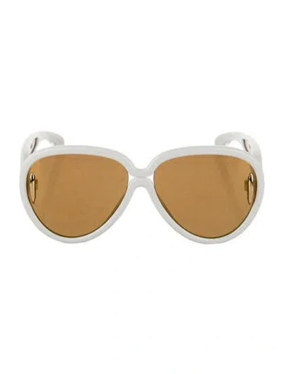 Pre-owned Loewe Aviator Tinted Sunglasses In Multi