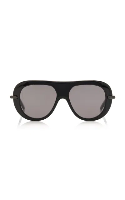 Loewe Aviator-frame Acetate Sunglasses In Black