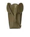 Loewe Baby Elephant Pattern Mini Bag In Green