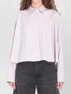 Loewe Anagram Embroidered Trapeze Shirt In Pink