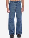 Loewe Loose-fit Anagram Jeans In Medium In Blue